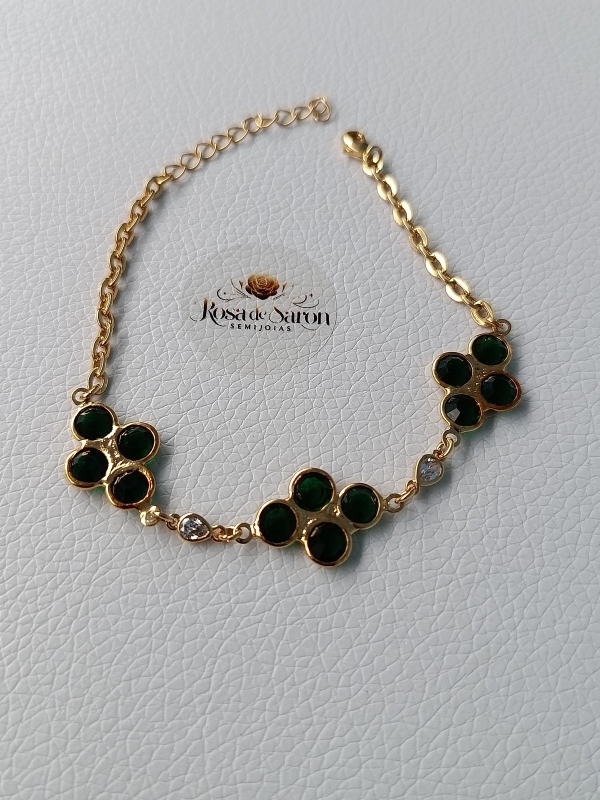 Pulseira com pedras zircônias - Imagem 2