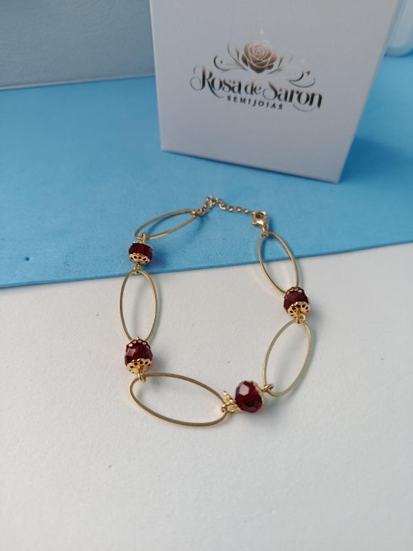 Pulseira com Pedras Zircônias - Imagem 3