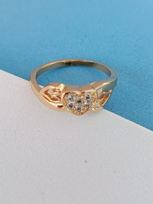 ANEL CORAÇÃO COM MICROZIRCONIAS - Imagem 2